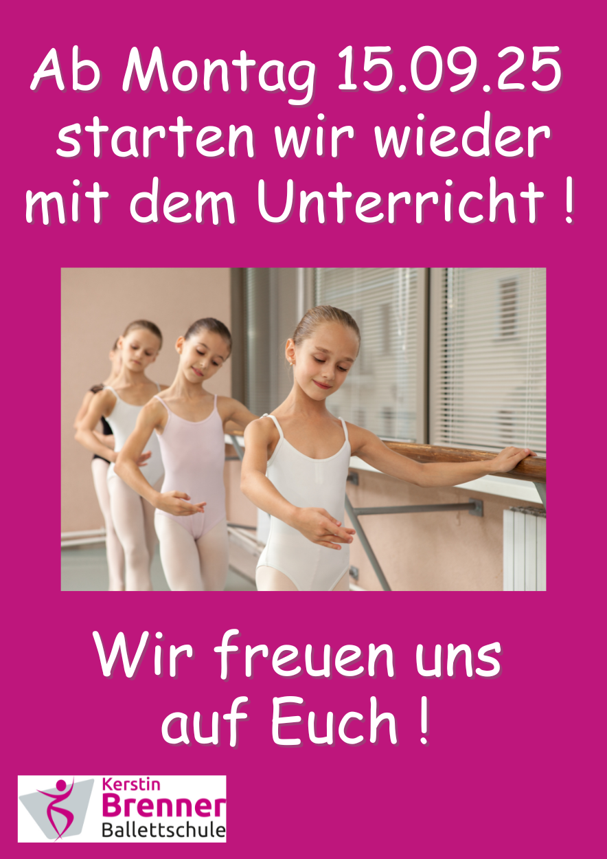 Ab Montag 15.09. starten wir wieder mit dem Unterricht3